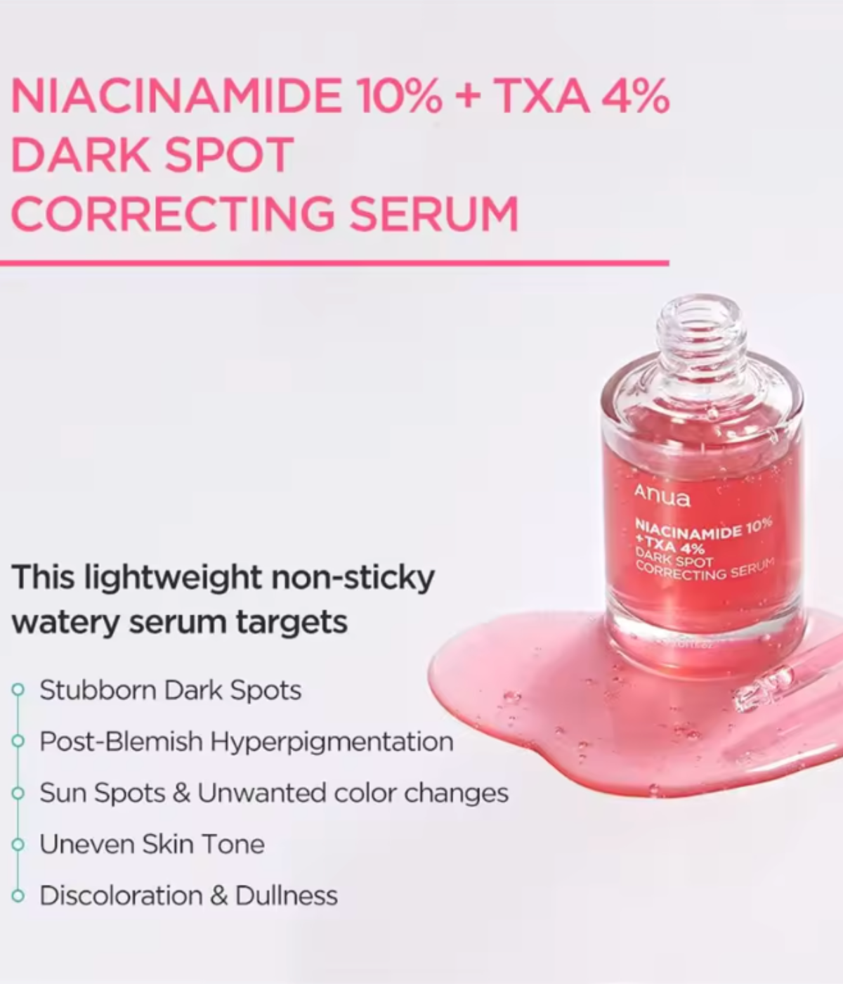 Dark Spot Correcting Serum ANUA Niacinamide 10% + TXA 4%